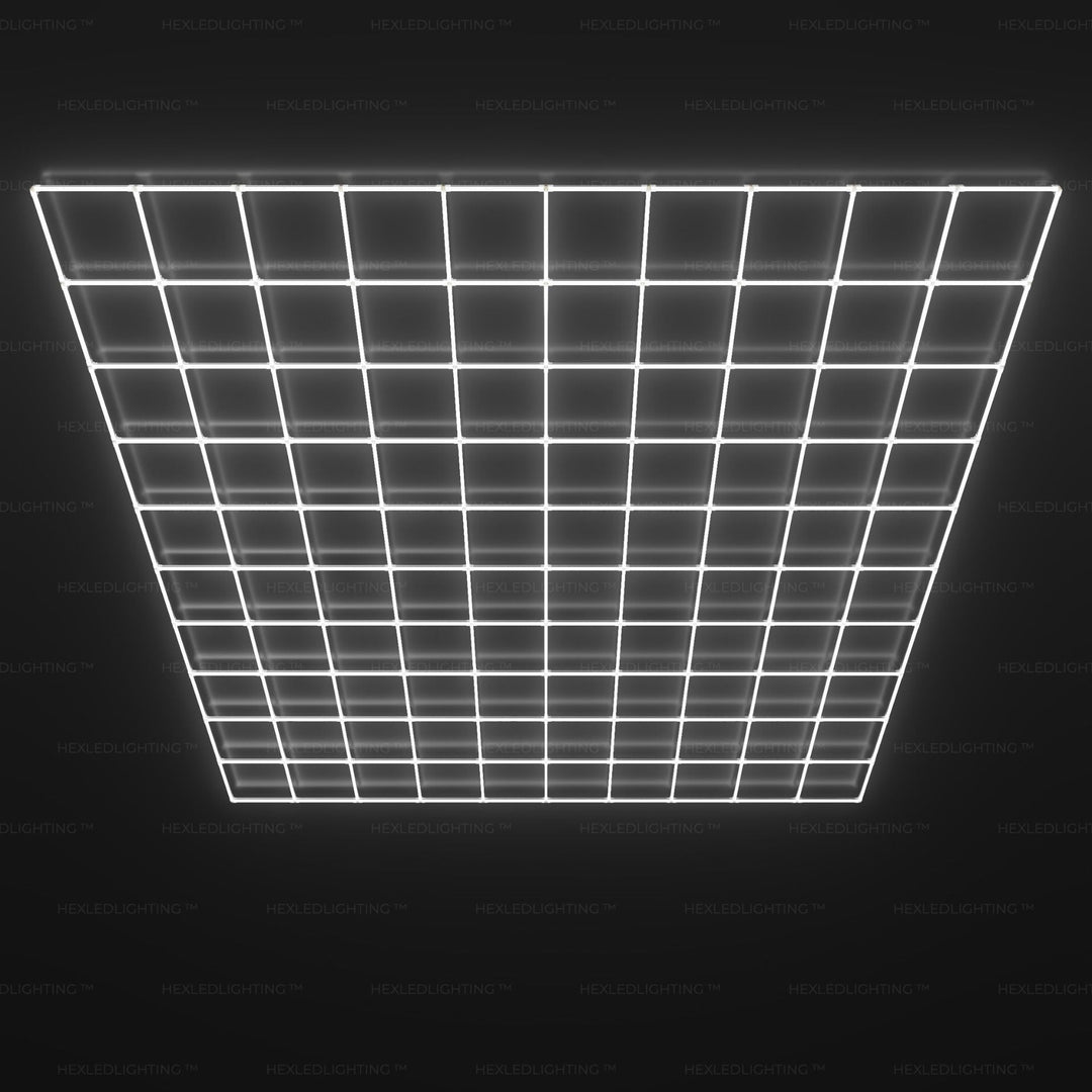 Gridline LED Garage Lighting for garage or workshop(19.7’ x 19.7’ / 6m x 6m) - HEXLEDLIGHTING