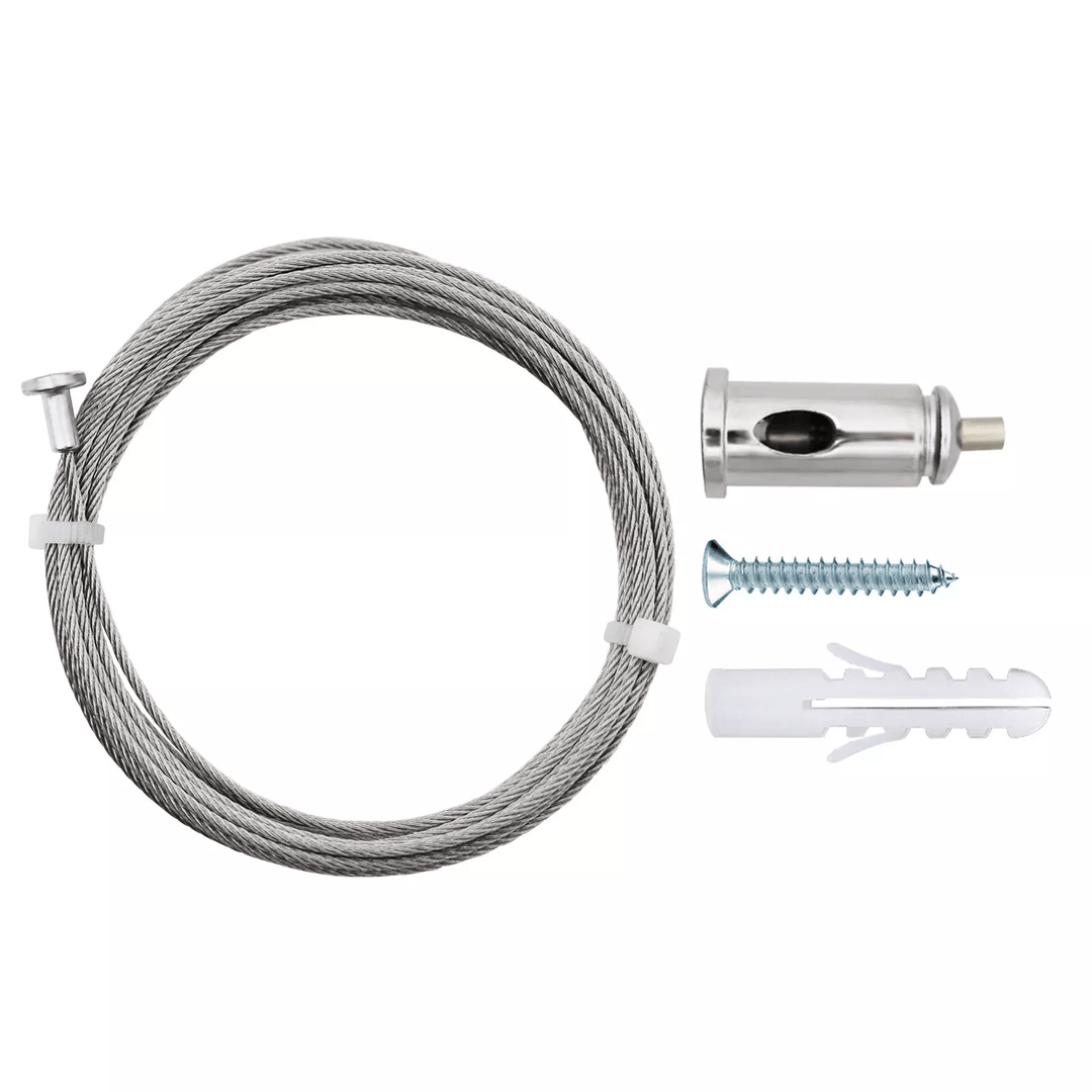 Ceiling Suspension Wire Kit for Hexagon Lights – Adjustable 1 m / 3 m Steel Cables for Garage HEXLEDLIGHTING Pic 2