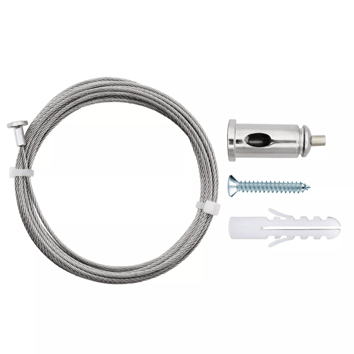 Ceiling Suspension Wire Kit for Hexagon Lights – Adjustable 1 m / 3 m Steel Cables for Garage HEXLEDLIGHTING Pic 2