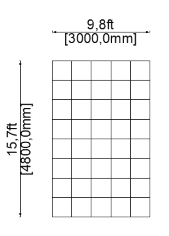 Gridline LED Garage Lighting (15.7’ x 9.8’ / 4.8m x 3m) for Garages or shops – HEXLEDLIGHTING – Pic 2