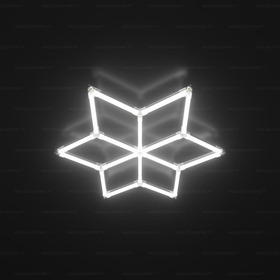 Nova Mini LED Ceiling Light (3.7’ x 3.2’ / 1.12m x 0.97m) for Garages or shops – HEXLEDLIGHTING – Pic 1