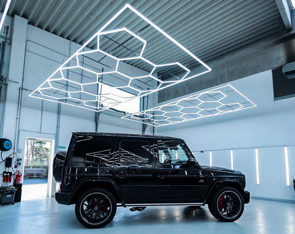 Garage Light: Lead with Hexagon LED Light