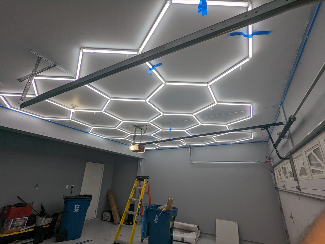 Garage Hexagon LED Light