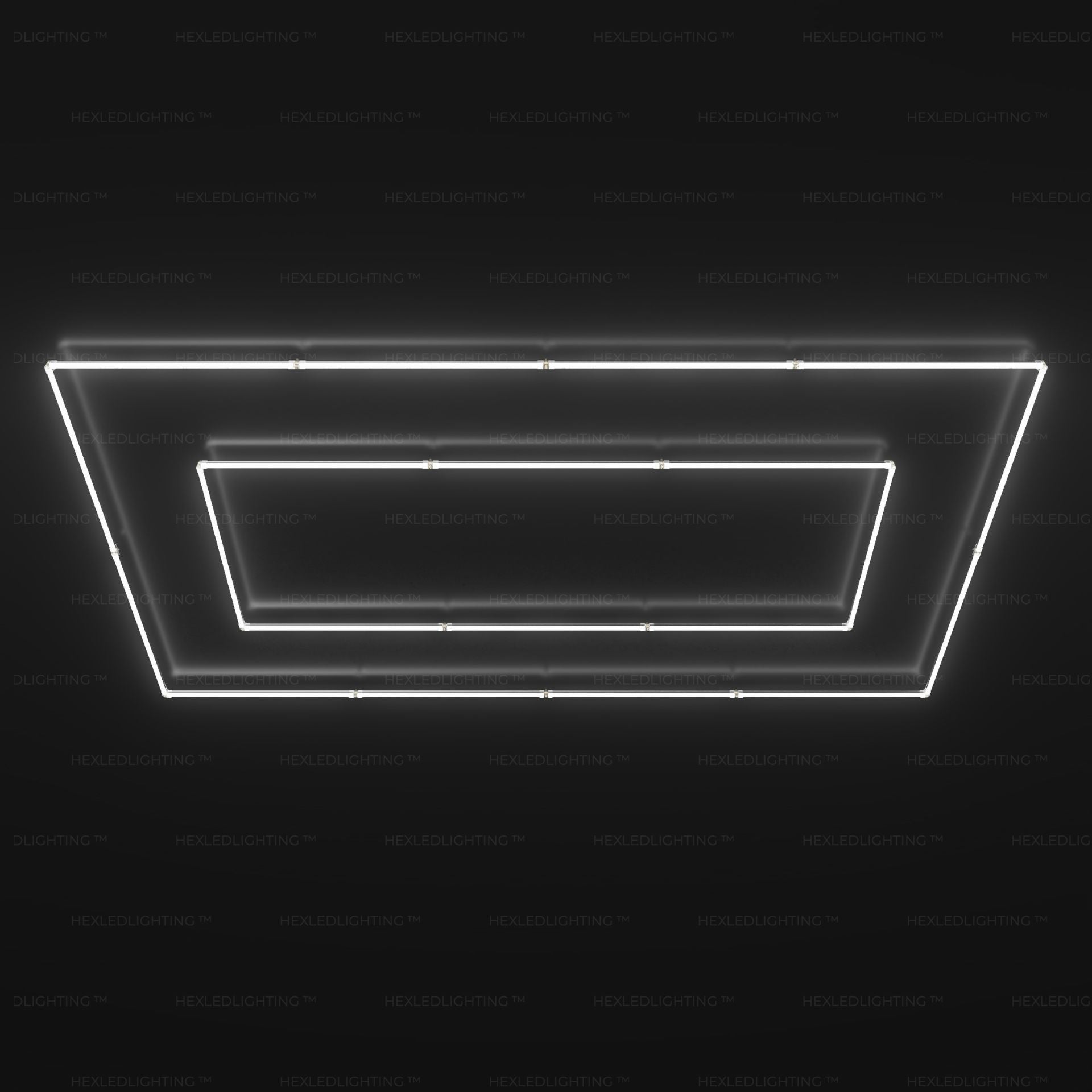 One Frame 2 Led Light LED Garage Lighting – Linear 2-Frame (15.7’ x 7.9’ / 4.8m x 2.4m)