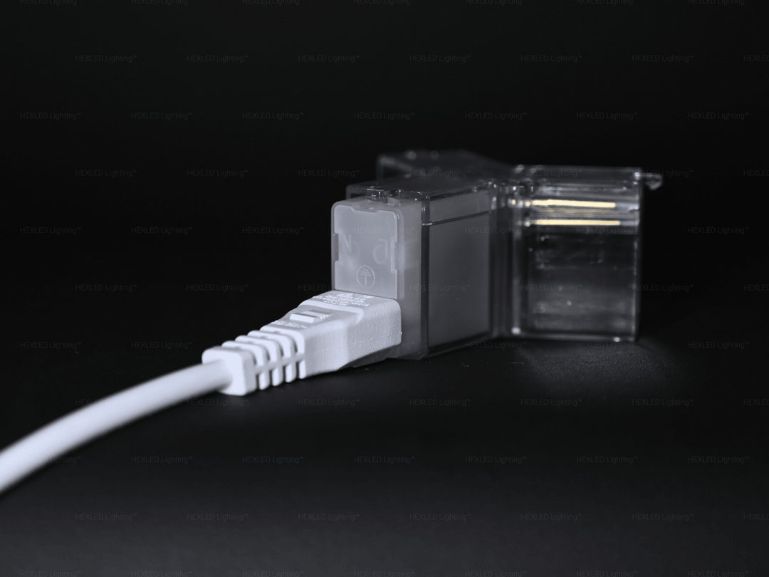 HEXLED hex light connector detail