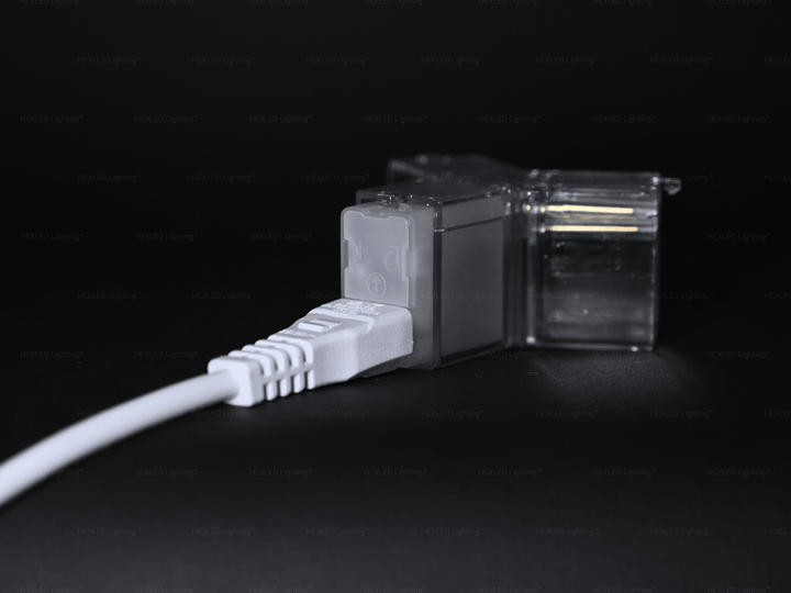 HEXLED hex light connector detail