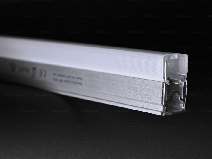 HEXLED Lighting's Hex Lighting Tube Detail Aluminum Body