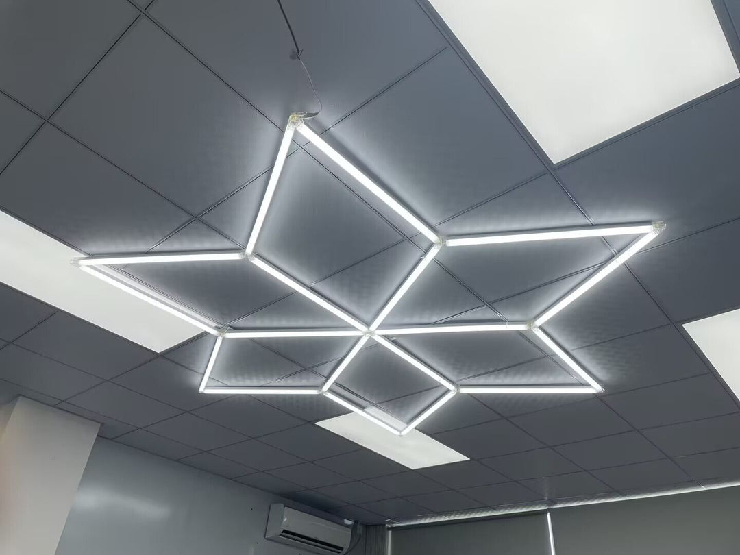 HEXLED Lighting titan star grid Led garage lighting for office  