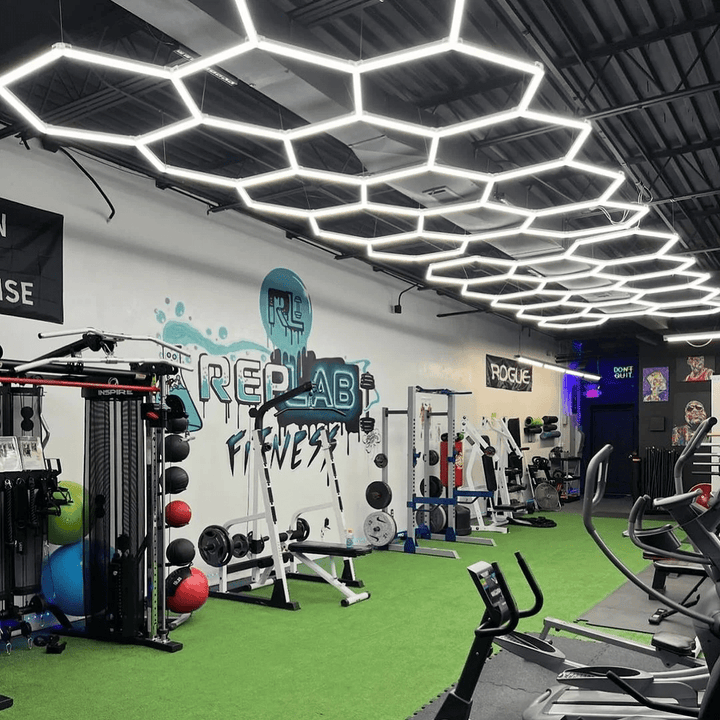Large 17 grid hex lights layout diagram – HEXLED Lighting
