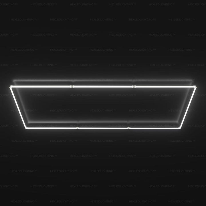 Linear Frame LED Garage Lighting – 1 Frame (15.7’ x 7.9’ / 4.8m x 2.4m) for Garages or shops – HEXLEDLIGHTING – Pic 1