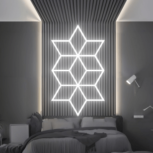 Nova Bloom LED Ceiling Light (5.4’ x 3.2’ / 1.66m x 0.99m) for Garages or shops – HEXLEDLIGHTING – Pic 3