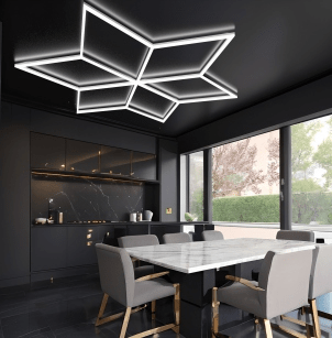Nova Mini LED Ceiling Light (3.7’ x 3.2’ / 1.12m x 0.97m) for Garages or shops – HEXLEDLIGHTING – Pic 2