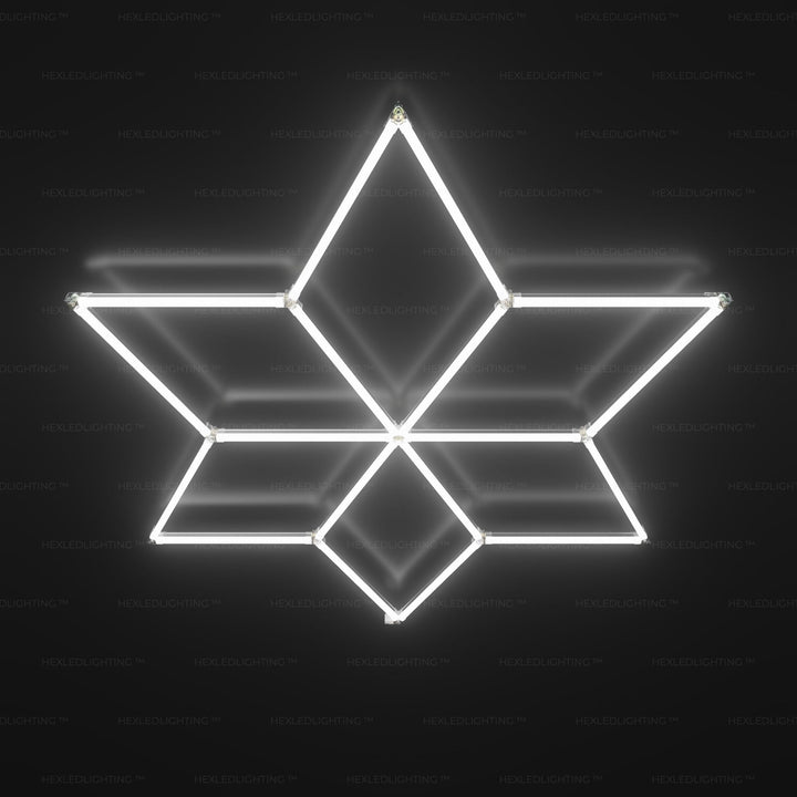 Titan Star LED Ceiling Light (9.2’ x 7.9’ / 2.8m x 2.4m) for Garages or shops – HEXLEDLIGHTING – Pic 1